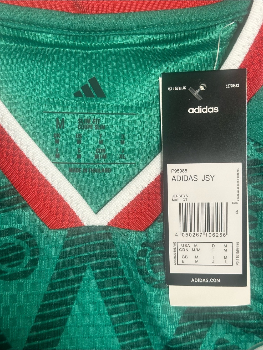Adidas Mexico Home Quiñones #16 National Team World Cup Jersey Player Version - Picture 4 of 7